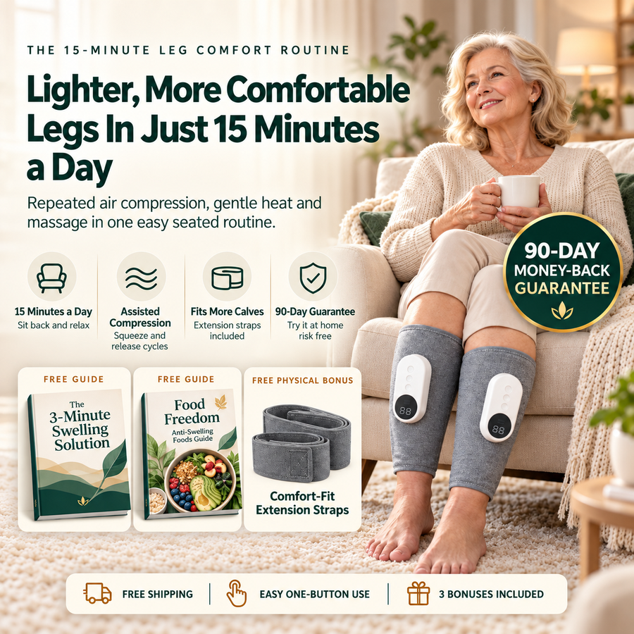 Revivo 3-in-1 Leg Massager | For Heavy, Swollen, Tired Legs
