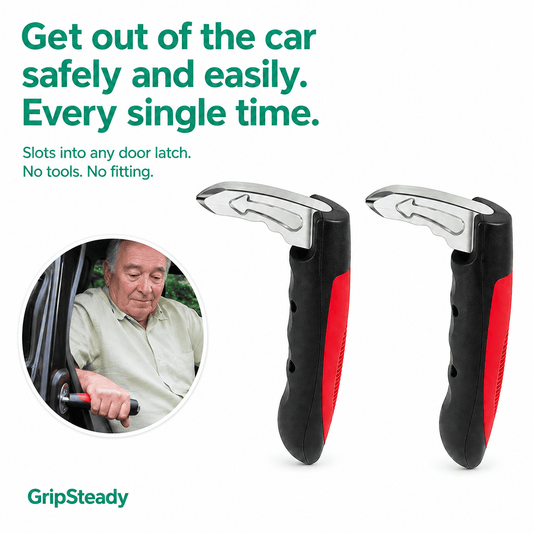 GripSteady — Car Door Assist Handle. Fits Any Car. Safe Exit Every Time.