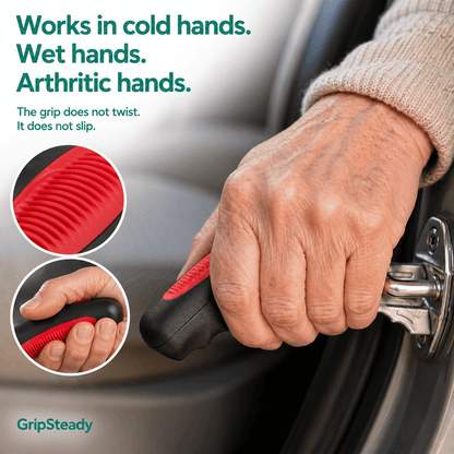 GripSteady — Car Door Assist Handle. Fits Any Car. Safe Exit Every Time.