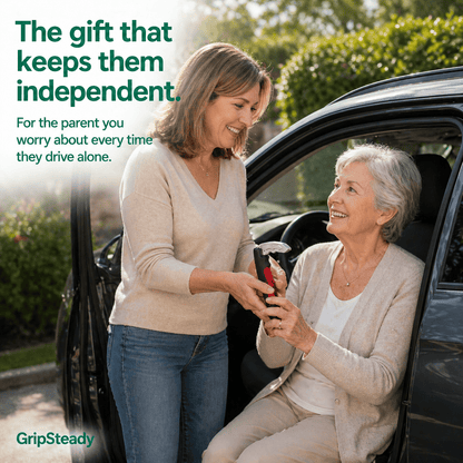 GripSteady — Car Door Assist Handle. Fits Any Car. Safe Exit Every Time.