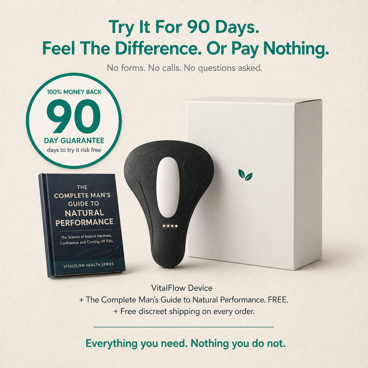 VitalFlow™ Pelvic Circulation System for Enhanced Male Performance