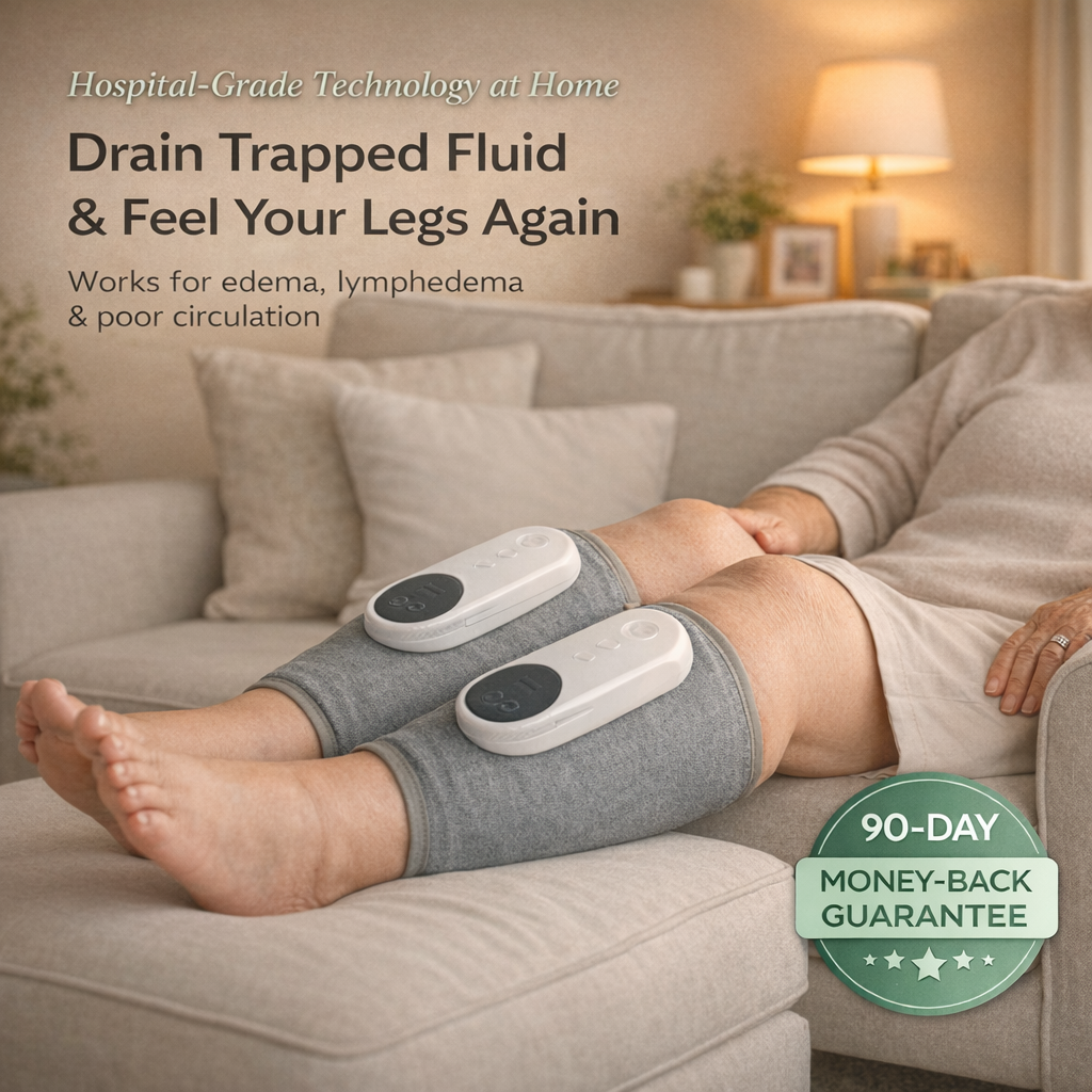 Revivo 3-in-1 Leg Massager. Finally Calm Restless Legs And Sleep Through The Night.