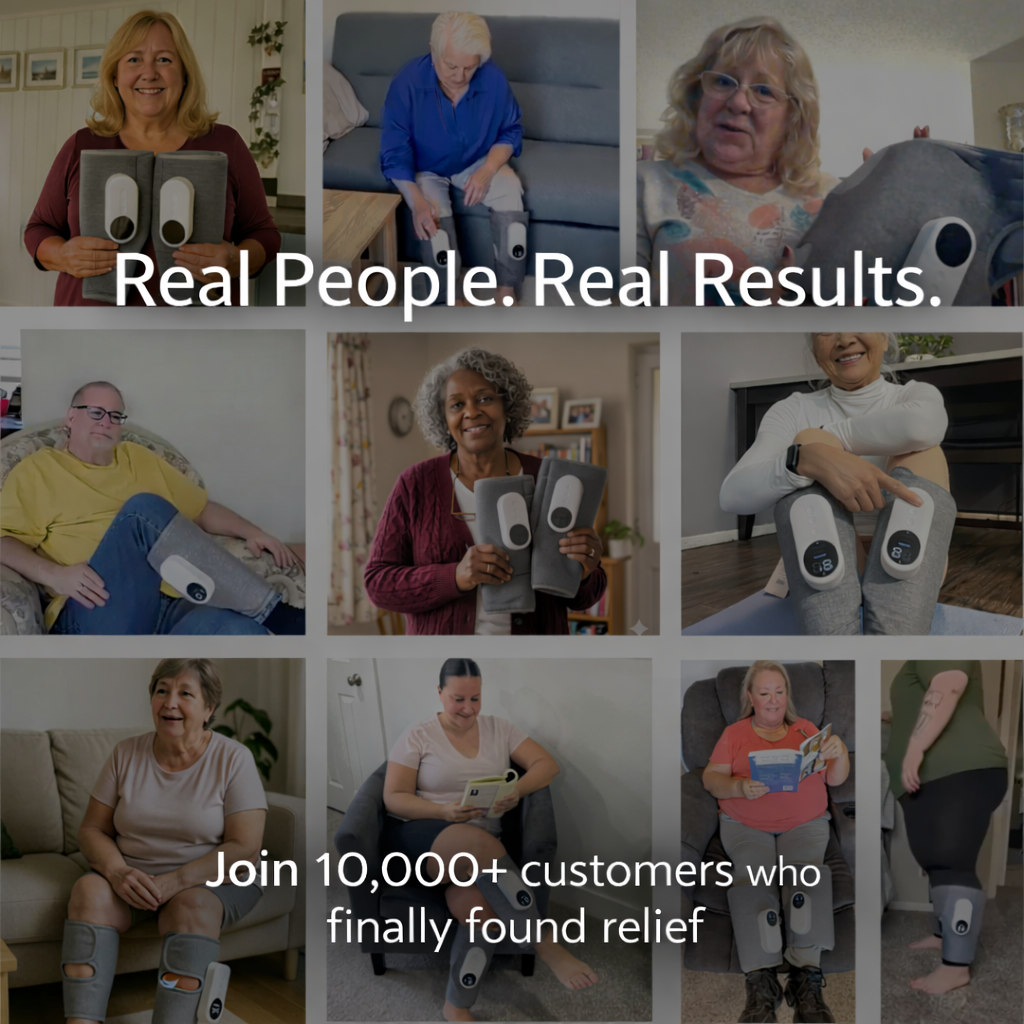 Revivo 3-in-1 Leg Massager. Finally Calm Restless Legs And Sleep Through The Night.