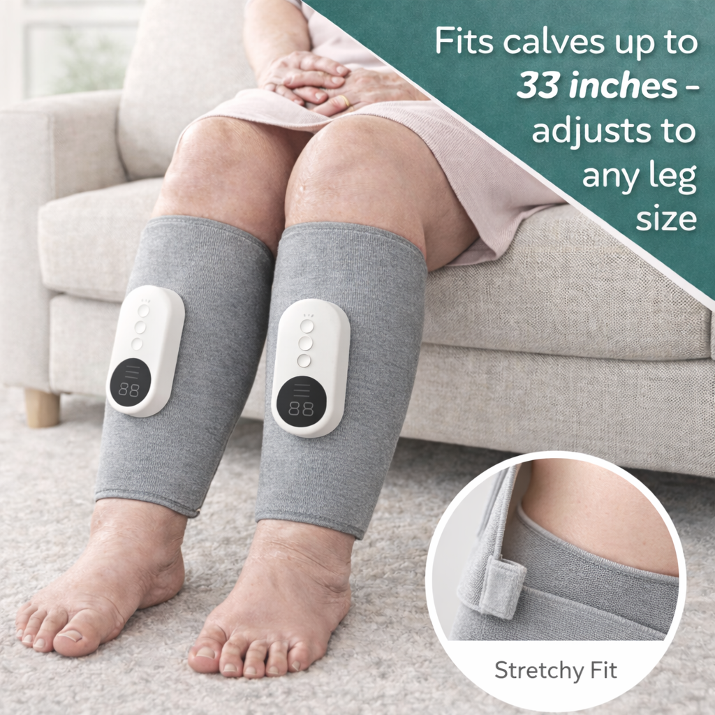 Revivo 3-in-1 Leg Massager. Finally Calm Restless Legs And Sleep Through The Night.
