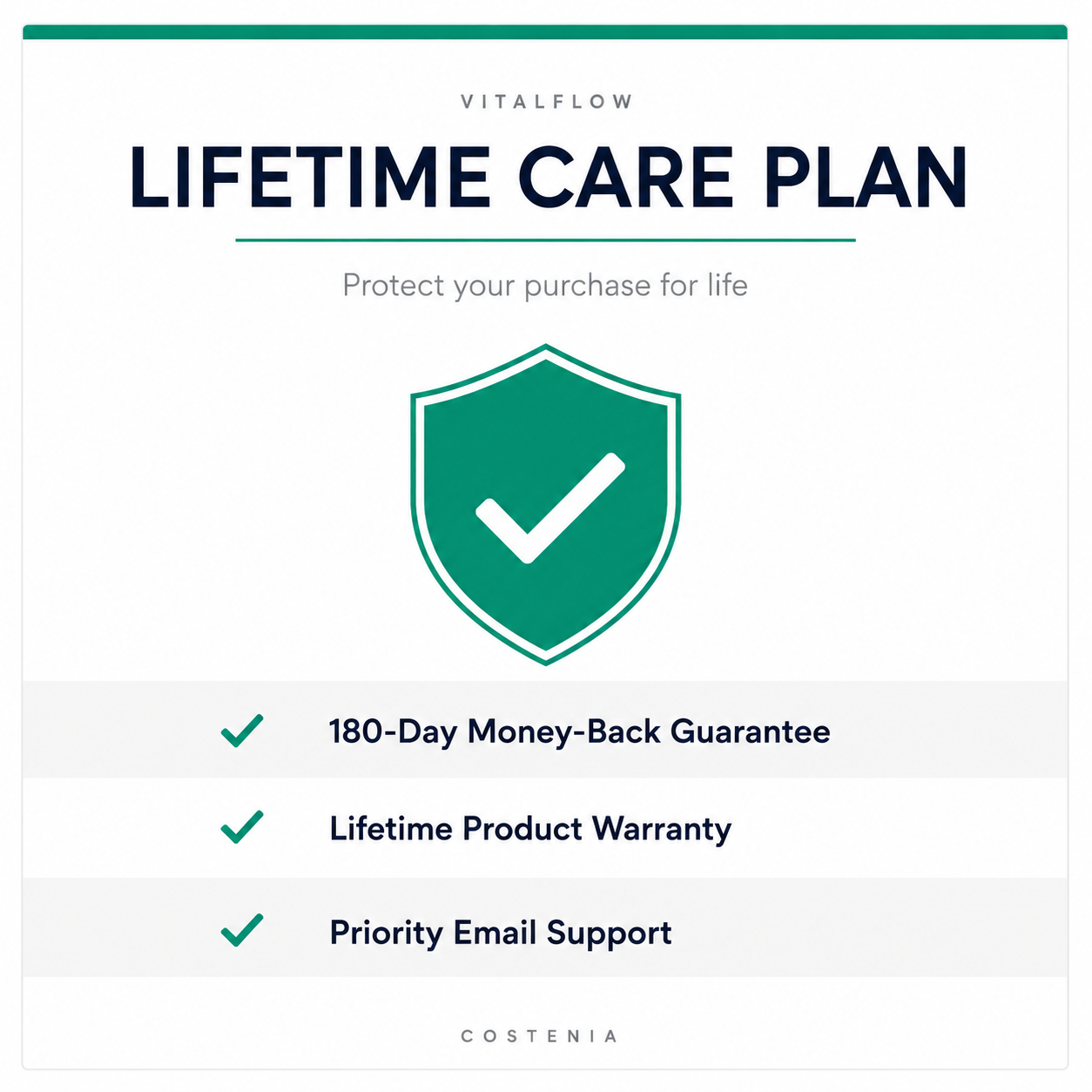 🛡 VitalFlow Lifetime Care Plan