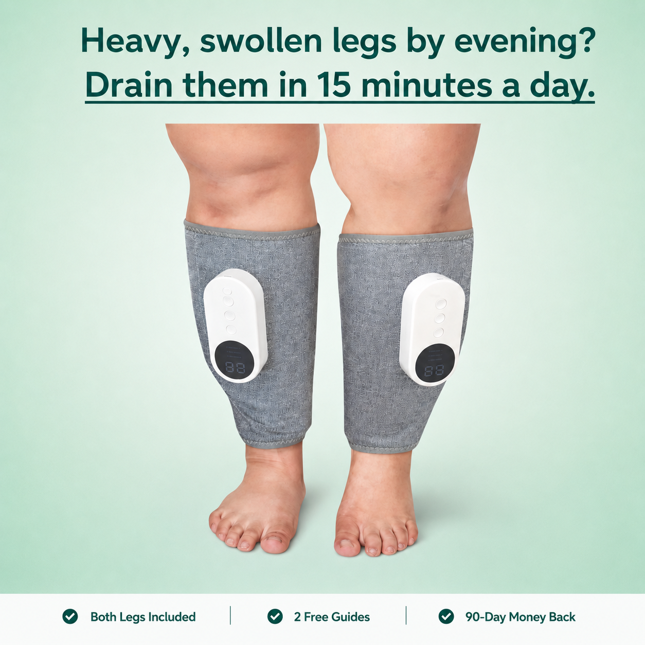 Revivo™ 3-in-1 Leg Massager - Relief for Swelling & Poor Circulation