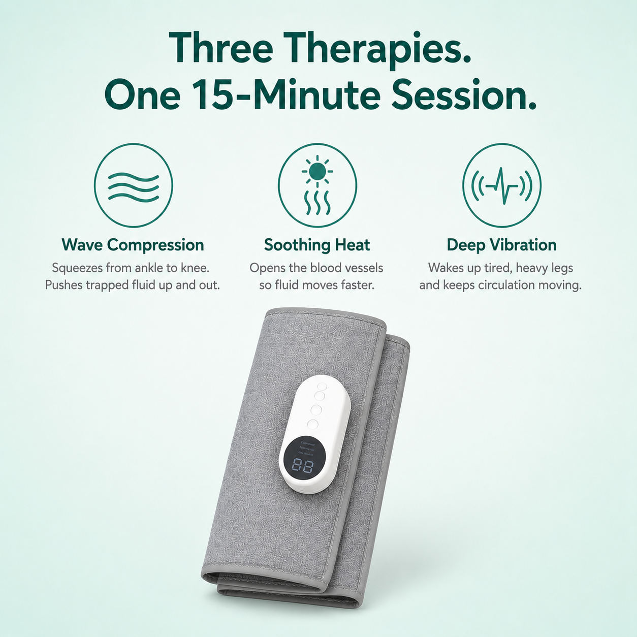 Revivo™ 3-in-1 Leg Massager - Relief for Swelling & Poor Circulation