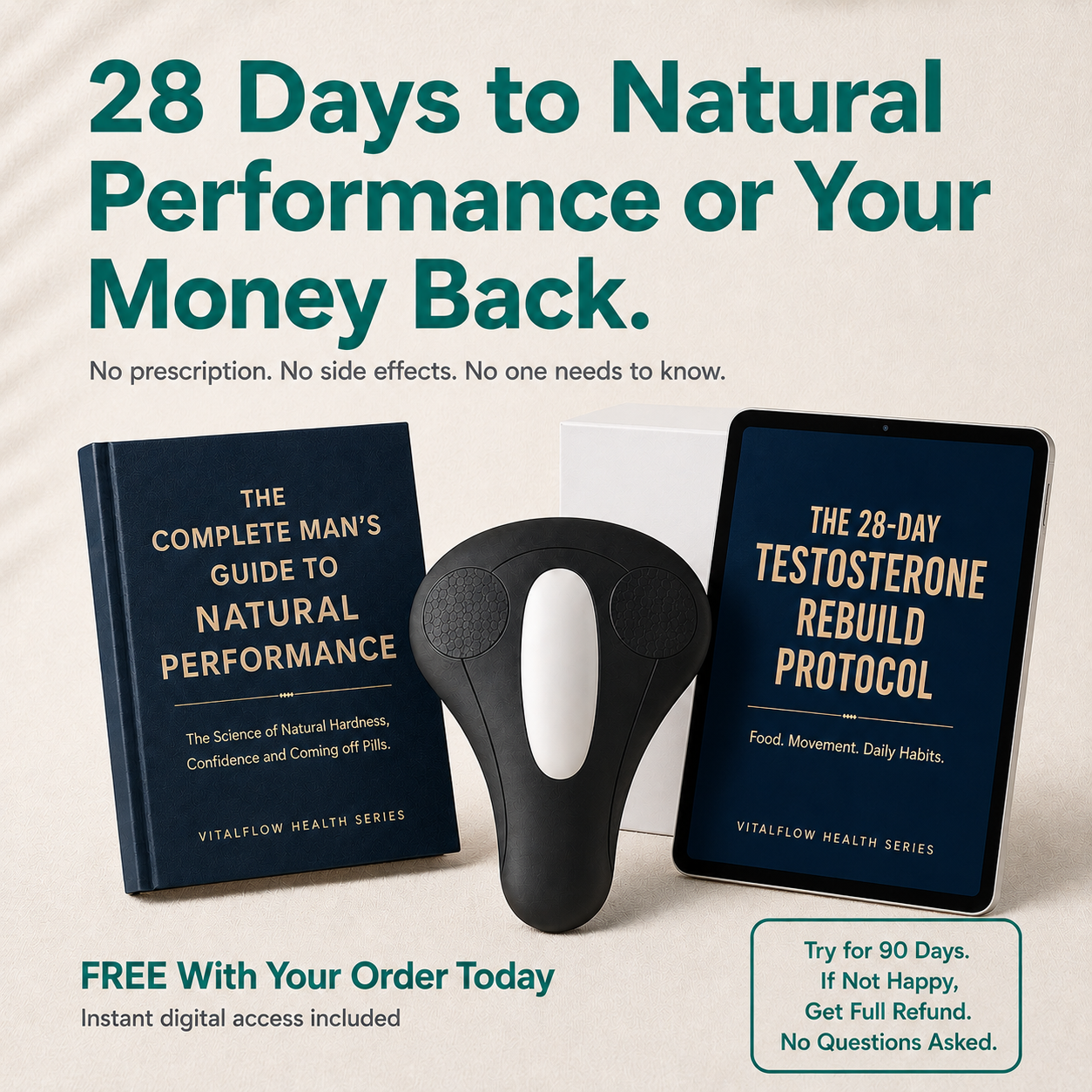 VitalFlow™ Pelvic Circulation System for Enhanced Male Performance