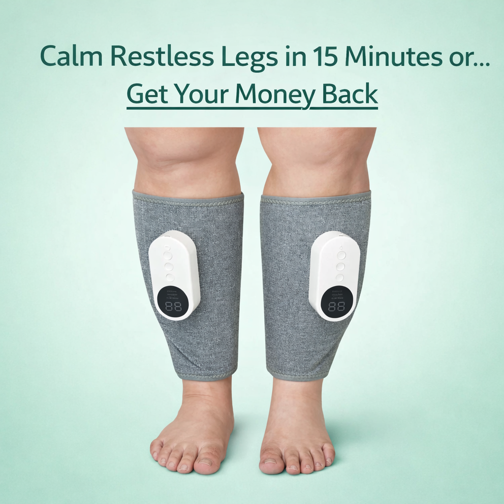 Revivo 3-in-1 Leg Massager. Finally Calm Restless Legs And Sleep Through The Night.