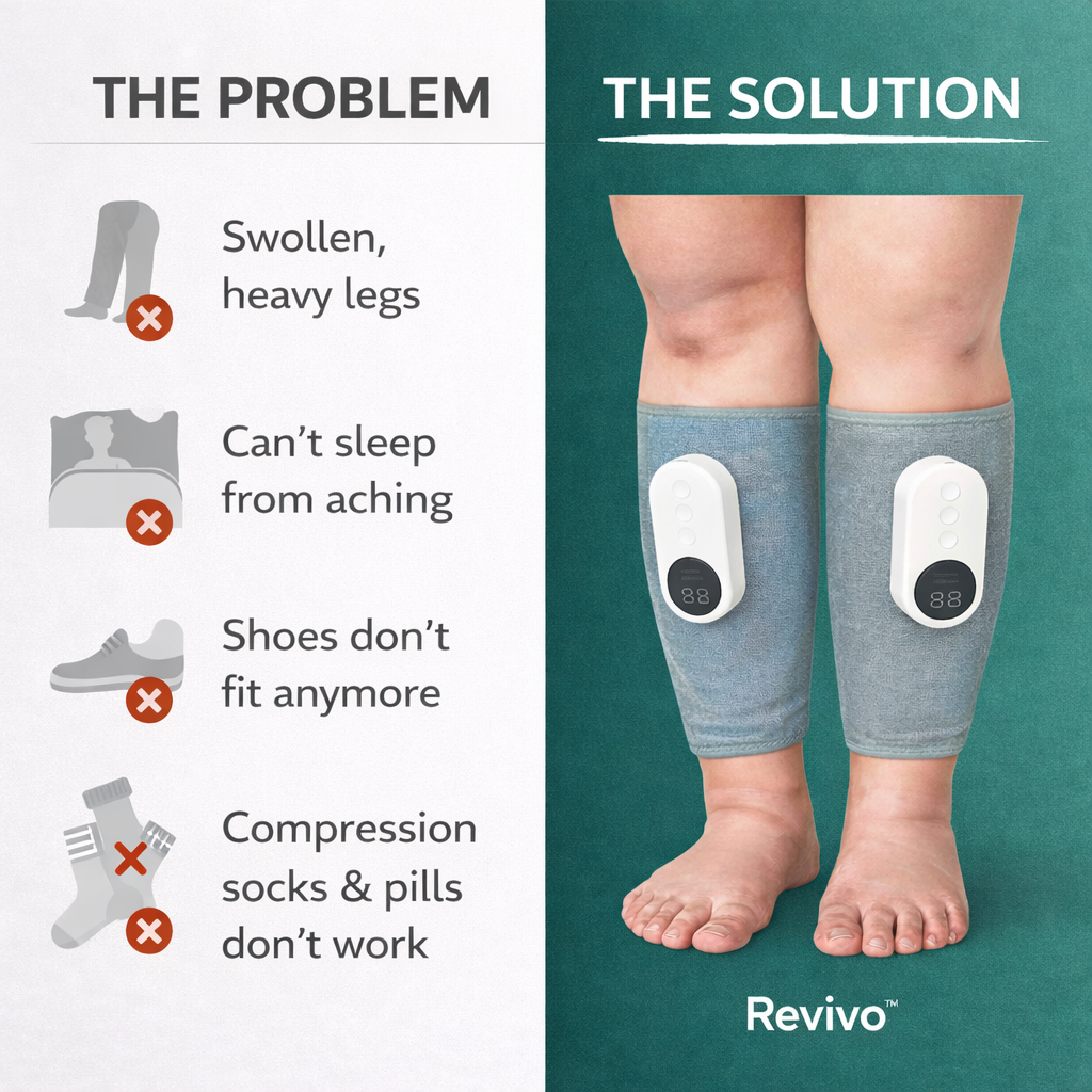 Revivo™ 3-in-1 Leg Massager - Relief for Swelling & Poor Circulation